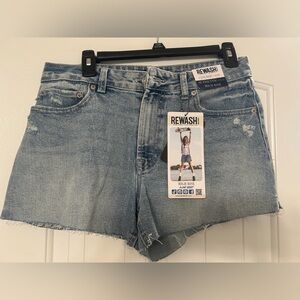 NWT Rewash Women's Light Blue Denim Shorts